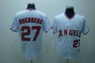 Los Angeles Angels of Anaheim -27 Vladimir Guerrero Stitched White MLB Jersey