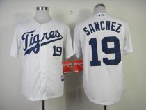 Detroit Tigers #19 Anibal Sanchez White Los Tigres Stitched MLB Jersey Detroit Tigers #19 Anibal Sanchez White Los Tigres Stitched MLB Jersey