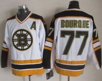Boston Bruins -77 Ray Bourque White Black CCM Throwback Stitched NHL Jersey Boston Bruins -77 Ray Bourque White Black CCM Throwback Stitched NHL Jersey