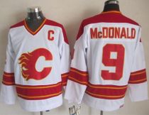 Calgary Flames -9 Lanny McDonald White CCM Throwback Stitched NHL Jersey Calgary Flames -9 Lanny McDonald White CCM Throwback Stitched NHL Jersey