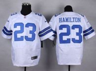 Nike Dallas Cowboys #23 Jakar Hamilton White Men's Stitched NFL Elite Jersey