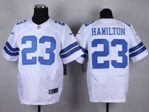 Nike Dallas Cowboys #23 Jakar Hamilton White Men's Stitched NFL Elite Jersey