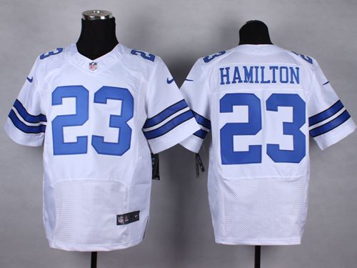 Nike Dallas Cowboys #23 Jakar Hamilton White Men's Stitched NFL Elite Jersey