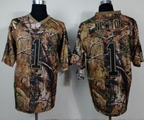 Nike Panthers -1 Cam Newton Camo Realtree Men's Stitched NFL Elite Jersey