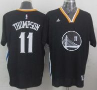 Golden State Warriors -11 Klay Thompson New Black Alternate Stitched NBA Jersey