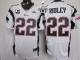 Nike New England Patriots -22 Stevan Ridley White With C Patch Super Bowl XLIX Mens Stitched NFL Eli