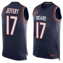 Nike Bears -17 Alshon Jeffery Navy Blue Team Color Stitched NFL Limited Tank Top Jersey Nike Bears -17 Alshon Jeffery Navy Blue Team Color Stitched NFL Limited Tank Top Jersey