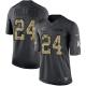 Green Bay Packers -24 Quinten Rollins Nike Anthracite 2016 Salute to Service Jersey
