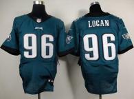 Nike Philadelphia Eagles #96 Bennie Logan Midnight Green Team Color Men's Stitched NFL New Elite Jer