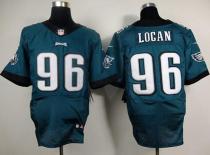 Nike Philadelphia Eagles #96 Bennie Logan Midnight Green Team Color Men's Stitched NFL New Elite Jer