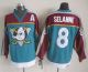 Anaheim Ducks -8 Teemu Selanne Red Turquoise CCM Throwback Stitched NHL Jersey