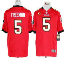 Nike Buccaneers -5 Josh Freeman Red Team Color With C Patch Stitched NFL Game Jersey Nike Buccaneers -5 Josh Freeman Red Team Color With C Patch Stitched NFL Game Jersey