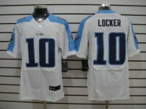 Nike Titans -10 Jake Locker White Stitched NFL Elite Jersey Nike Titans -10 Jake Locker White Stitched NFL Elite Jersey