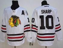 Chicago Blackhawks -10 Patrick Sharp White 2015 Winter Classic Stitched NHL Jersey