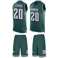 Eagles -20 Brian Dawkins Midnight Green Team Color Stitched NFL Limited Tank Top Suit Jersey