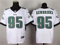 Nike Philadelphia Eagles #95 Mychal Kendricks White Men's Stitched NFL New Elite Jersey Nike Philadelphia Eagles #95 Mychal Kendricks White Men's Stitched NFL New Elite Jersey