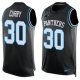 Nike Panthers -30 Stephen Curry Black Team Color Stitched NFL Limited Tank Top Jersey