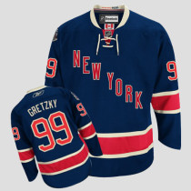 New York Rangers -99 Wayne Gretzky Dark Blue Third Stitched NHL Jersey New York Rangers -99 Wayne Gretzky Dark Blue Third Stitched NHL Jersey