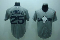 Boston Red Sox #25 Mike Lowell Stitched Grey MLB Jersey Boston Red Sox #25 Mike Lowell Stitched Grey MLB Jersey