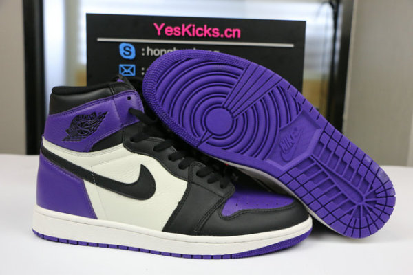 Authentic Air Jordan 1 “Court Purple”