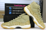 Authentic Air Jordan 11 “Neutral Olive” WMNS