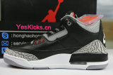 Authentic Air Jordan 3 Retro OG Black Cement