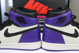 Authentic Air Jordan 1 “Court Purple”