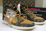 Authentic LV X OFF White X Air Jordan 1 with suitcase