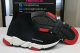 Authentic Balenciaga Speed Trainer black red