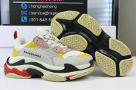 Authentic Balenciaga Triple S white yellow red