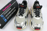 Authentic Balenciaga triple S silver