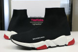 Authentic Balenciaga Speed Trainer black red