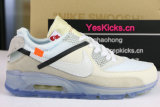 Authenitc OFF-WHITE x Nike Air Max 90 Ice