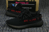 Authentic Y 350 V2 Black/red