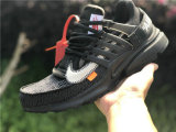 Authentic OFF-WHITE x Nike Air Presto Black White