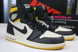Authentic Air Jordan 1 Retro High OG NRG “No L's” Varsity Maize