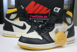 Authentic Air Jordan 1 Retro High OG NRG “No L's” Varsity Maize