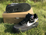 Authentic Off-White x Nike Air Force 1 Low Black