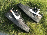 Authentic Off-White x Nike Air Force 1 Low Black