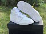 Authentic Air Jordan 1 Triple White