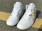 Authentic Air Jordan 1 Triple White