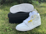 Authentic Air Jordan 1 Triple White