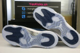 Authentic Air Jordan 11 Low “Navy Blue Snakeskin”