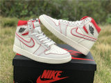 Authentic Air Jordan 1 Retro High OG “Sail/University Red”