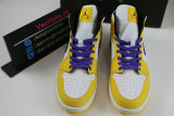 Authentic Air Jordan 1 Mid “Lakers”