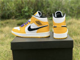 Authentic Air Jordan 1 GS Mid “Lakers”