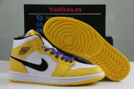 Authentic Air Jordan 1 Mid “Lakers”