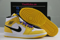 Authentic Air Jordan 1 Mid “Lakers”