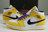 Authentic Air Jordan 1 Mid “Lakers”