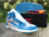 Authentic Off White x Air Jordan 1 UNC